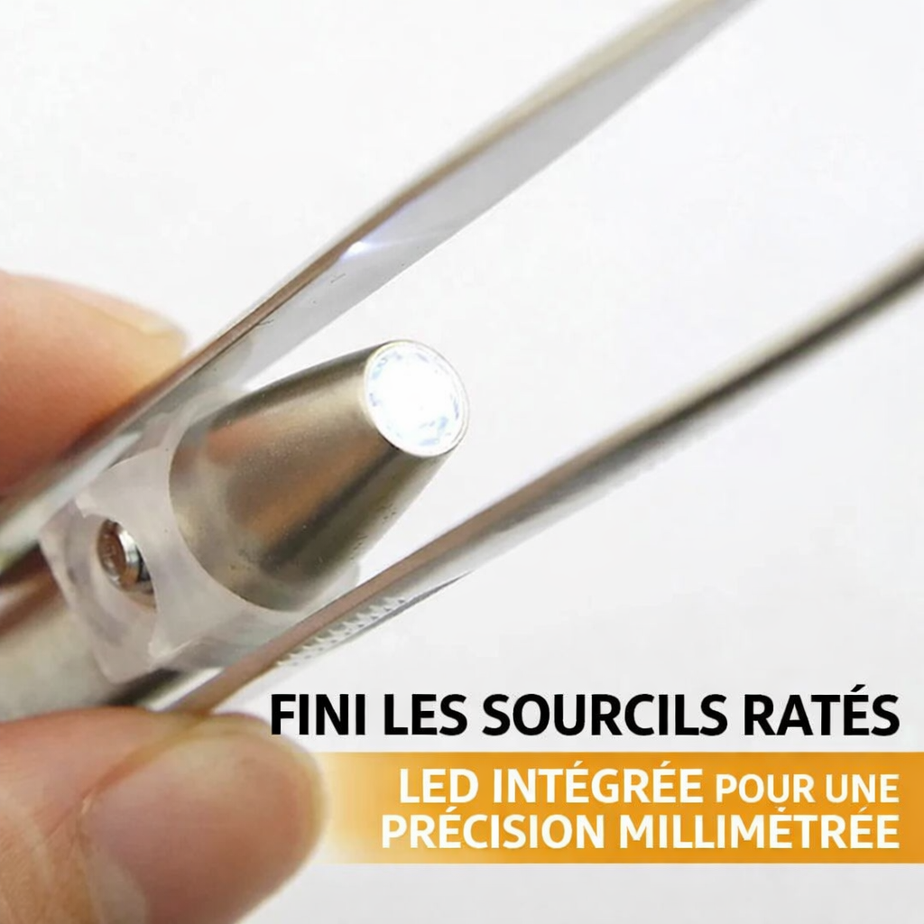 Pince à Épiler LED – Précision & Visibilité Parfaite