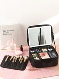 Trousse Maquillage avec Miroir LED – Organisateur Cosmétique de Voyage